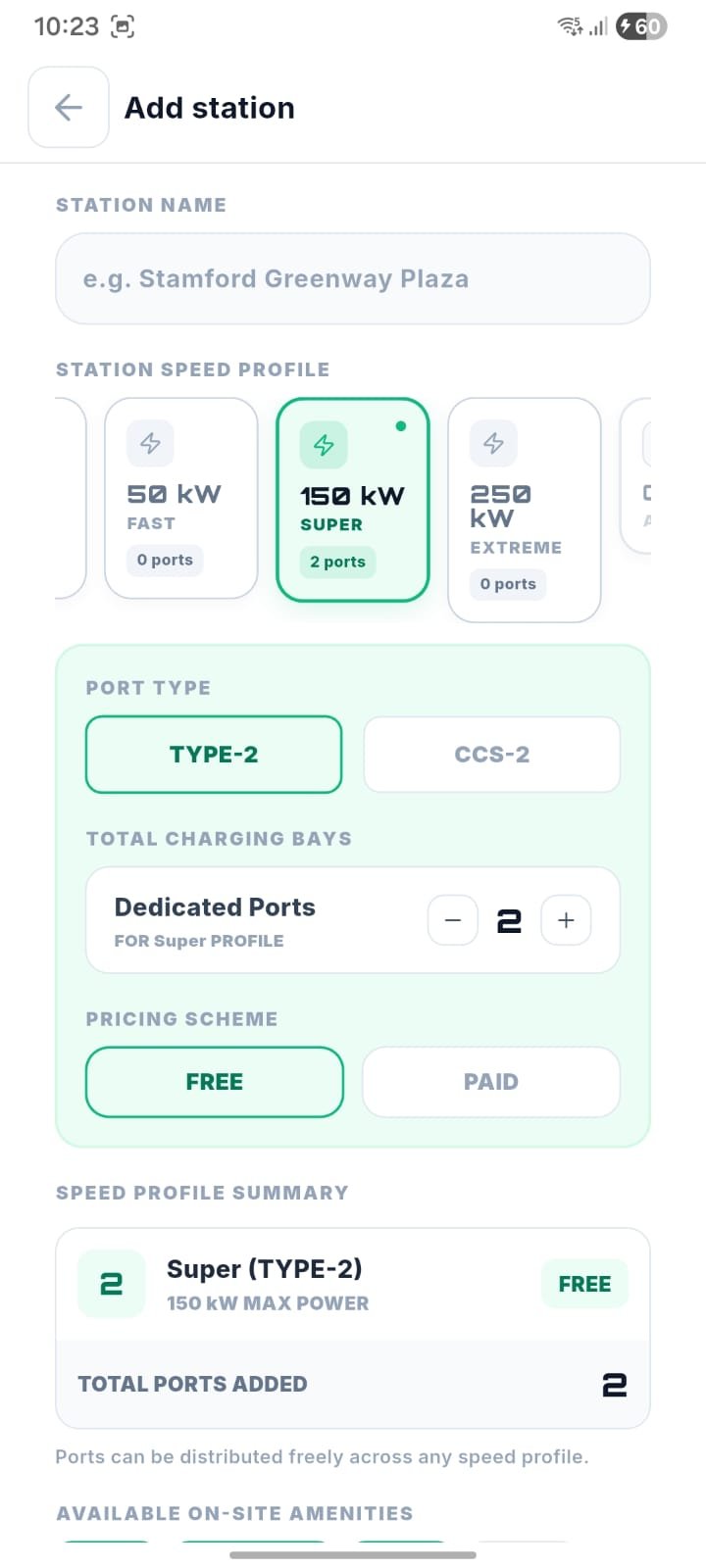 ChargeXFinder App - Host EV charging station management on peer-to-peer charging network